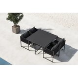 Venture Home Noto vrtni blagovaonski set, crni | shoptok.hr