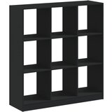  The living store knjižna omara črna 102x32x108 cm inženirski les - knjižna omara, (21496066) | Shoptok.si