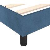  S oprugama i madracem tamnoplavi 200x200 cm baršunasti | shoptok.hr