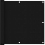 Balkonski zastor crni 90 x 400 cm od tkanine Oxford | Eponuda.com