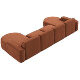 Makamii Kutna garnitura od šenila boja terakote (u obliku slova "U") Omao – | shoptok.hr