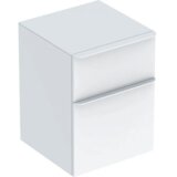 Geberit nizka omarica z dvema predaloma Smyle Square, bela | Shoptok.si