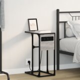 vidaXL Noćni ormarić Sivi hrast sonoma 41.5 x 26 x 60.5 cm | shoptok.hr