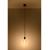 Sollux SL.0158 - Luster na kablu EDISON 1xE27/60W/230V crna/ crvena | Eponuda.com