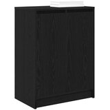 vidaXL Ormarić za cipele crni hrast 57x34x76 cm od konstruiranog drva | shoptok.hr