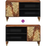 TV ormar Medeno smeđa 80 x 33 x 46 cm Čvrsto drvo manga | shoptok.hr