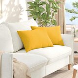  Jastučići za sofu 2 pcs Svijetlo žuta 60 x 40 cm | shoptok.hr