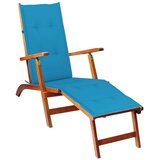  Blazina za ležalnik modra (75+105)x50x4 cm, (20656823) | Shoptok.si