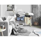 Ibena dekorativna odeja 220/240 cm srebrne barve | Shoptok.si