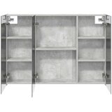  Kupaonski ormar s ogledalom Betonski sivi 100 x 14,5 x 70 cm | shoptok.hr