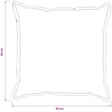  Presvlaka za jastuk 6 pcs HOUTEN Krem 65 x 65 cm Boucl&amp;eacute; Slike