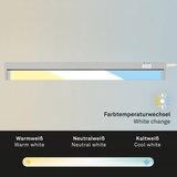 BRILO LED osvetljenje za montažu ispod ormara LED/6W/230V 2700/4000/6500K 54,5 cm srebrna | Eponuda.com