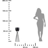 Metalna saksija LOFT 68x20 cm crna | Eponuda.com