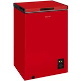 EXQUISIT Vrhunski GT100-050E rdeca zamrzovalna 99 skrinja litrov | Shoptok.si