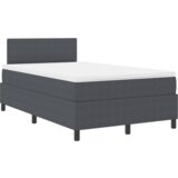 vidaXL Box Spring Krevet s madracem & LED tamno sivi 120x200 cm žoržet | shoptok.hr