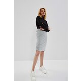 Marisse Smooth Skirt With Cuff Z-Sc-3600 Grey Mel Cene