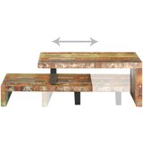  2-delni komplet klubskih mizic trden predelan les | Shoptok.si