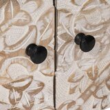  Klubska miza Bela 80 x 50 x 40 cm Masiven les manga, (5000295482) | Shoptok.si