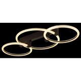Globo 48050D2S - LED plafonsko svetlo FLETCHER LED/40W/230V 3000K 76x38 cm crna | Eponuda.com