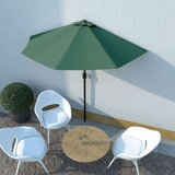  Balkonski suncobran s aluminijskom šipkom 270 x 144 cm zeleni | shoptok.hr