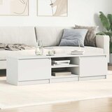TV ormarić visoki sjaj bijeli 140x40x35,5 cm konstruirano drvo | shoptok.hr