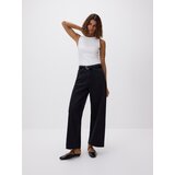 Reserved Wide leg traperice - crno | shoptok.hr