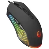 Miš gaming RAMPAGE SMX-G68 SPEAR Full RGB. 7D. Instant 704F, 7200DPI Black Programable Gaming Mouse