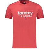Tommy Hilfiger muška majica kratkih rukava s natpisom crvena | shoptok.hr