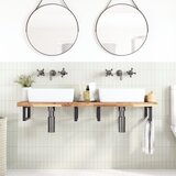  Površina za umivaonik neobrađena 120x40x4 cm od drva bagrema | shoptok.hr