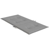  Blazine za vrtne stole 2 kosa siva oxford tkanina, (20623124) | Shoptok.si