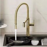 ELITE EDITION Kuhinjska pipa – Dvignite svojo kuhinjo z eleganco pipe | Pipa za pomivalno korito KS1220 — Zlata | Shoptok.si