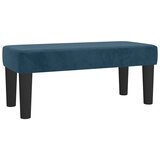 Box spring krevet s madracem tamnoplavi 80 x 200 cm baršunasti | shoptok.hr