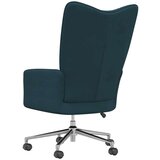  Stolica za opuštanje plava baršunasta | shoptok.hr
