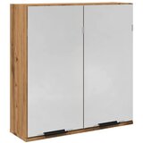 Maison Chic Kopalniška omarica - Kopalniški kabinet z ogledalom artisan hrast 64x20x66,5 cm les, (21794735) | Shoptok.si