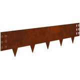  Ograda oko Travnjaka 20 pcs 100 x 25 cm Čelik Rđa | Eponuda.ba