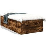  Okvir za krevet boja hrasta 75x190 cm konstruirano drvo | shoptok.hr