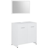 The Living Store Komplet pohištva za kopalnico bel inženirski les - Komplet Kopalniškega Pohištva, (21494208) | Shoptok.si
