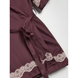 Sinsay Satenski ogrtač s čipkastim rubom | shoptok.hr
