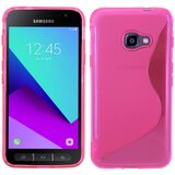  Gumijasti / gel etui S-Line za Samsung Galaxy Xcover 4S / Xcover 4 - roza | Shoptok.si