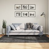 vidaXL Košata preproga moderna antracit 140x200 cm Cene