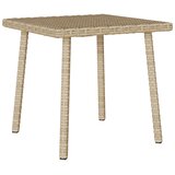  Vrtni stolić za kavu pravokutni bež 40x40x37 cm poliratan | shoptok.hr