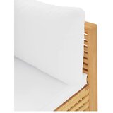  Kutna vrtna sofa s krem jastucima od masivne tikovine | shoptok.hr