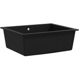  Kuhinjsko pomivalno korito z luknjo črn granit, (21670628) | Shoptok.si