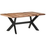  Blagovaonski stol 180 x 90 x 75 cm od masivnog drva s premazom | shoptok.hr