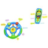  Set za otroški avto, ključi, volan, mobilni telefon - modro/zeleno | Shoptok.si