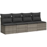  10-dijelni set vrtnih sofa od poliratana s jastucima sivi Siva 100 x 55 x 73 cm | Shoptok.si