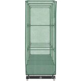 vidaXL Povišena gredica s pokrovom za staklenik 120 x 40 x 123 cm | shoptok.hr