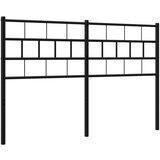  Metalno uzglavlje crno 140 cm | shoptok.hr