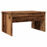 Maison Chic Klubska mizica - kavna mizica - Nizka mizica starinski les 80x50,5x41,5 cm inženirski les, (21752651) Cene