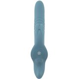 You2Toys 3-dijelni navlakujući zečji potisni vibrator s daljinskim upravljačem (plavi) | shoptok.hr